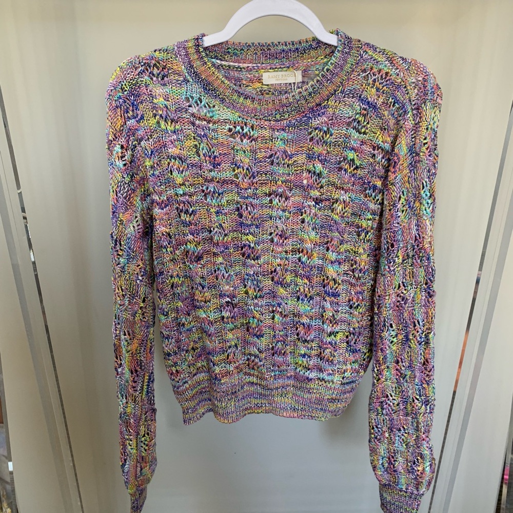 Ramy Brook Emerson Mulitcolor Knit Sweater